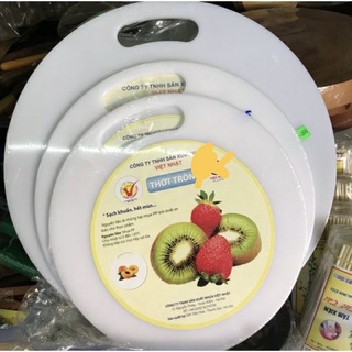 Thớt Nhựa Tròn Việt Nhật-3 cỡ-ảnh thật
