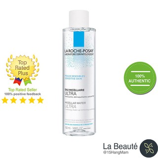 La Roche-Posay Eau Micellar Ultra Peaux Sensibles - Tẩy Trang Cho Da Khô Nhạy Cảm 50ml