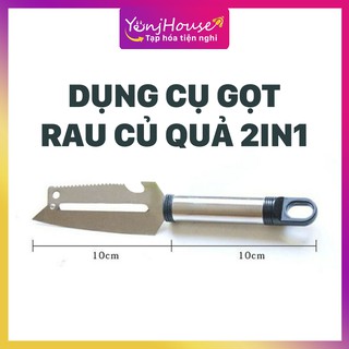 DỤNG CỤ GỌT RAU CỦ QUẢ 2IN/ 1 DAO - YENJHOUSE
