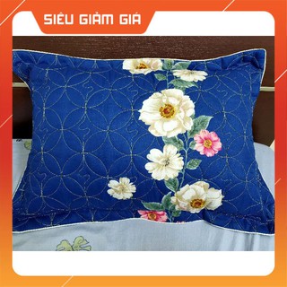 Vỏ gối trần bông cotton poly có khoá kéo