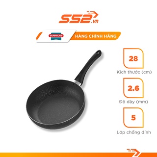 Chảo Sâu Lòng Đáy Từ Sunhouse 28cm SHS28MB - Hàng Chính Hãng