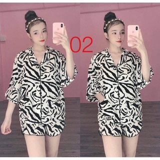 Bộ Pijama Bò Sữa Vải Kate Loại 1 - Cánh Dơi #Đồ Ngủ | Đồ Bộ Nữ | Váy Ngủ | Pijama
