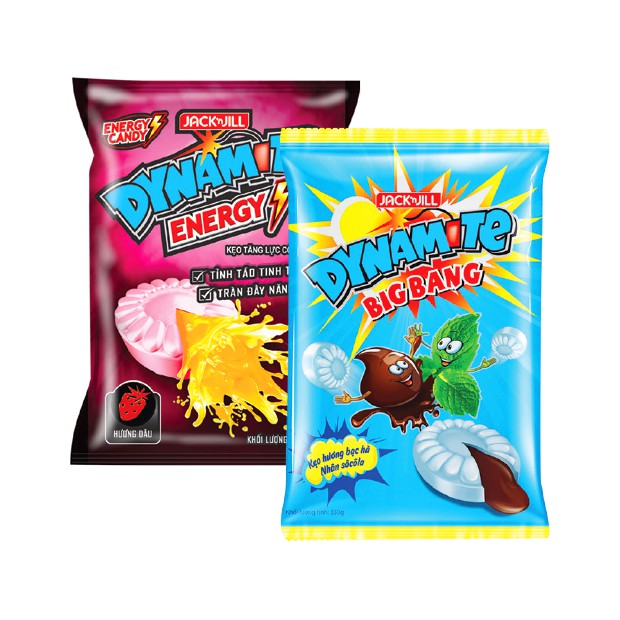 Kẹo dynamite nhân socola