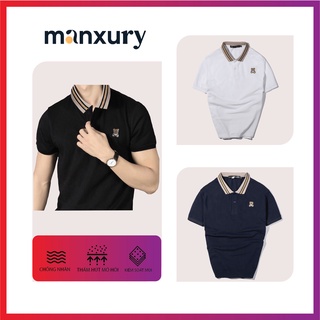 Áo Thun Nam Polo Có Cổ, Áo Polo Nam Đẹp Cổ Bẻ Tay Ngắn Chuẩn Form Chất Liệu Vải Cotton Cá Sấu Mềm Mịn MANXURY MPL01