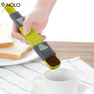 Dụng Cụ Muỗng Đong Đo Nêm Lường Gia Vị Nguyên Liệu Có Thể Điều Chỉnh 8 Nấc Chia Đo Chất Liệu Nhựa PP