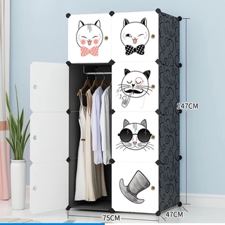 [ MỚI VỀ ] TỦ NHỰA LẮP GHÉP THÔNG MINH GIÁ RẺ 8 Ô TREO GẤP QUẦN ÁO ĐA NĂNG