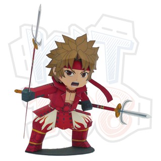 Mô hình giấy Samurai Nhật Bản Chibi Sanada Yukimura - Sengoku BASARA