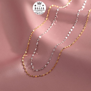 Dây chuyền bạc ý DaLiA Jewelry dây chặn đơn tình yêu đôi lứa