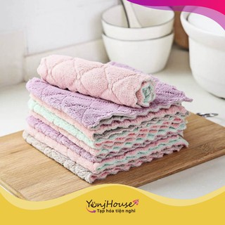 COMBO 5 KHĂN LAU ĐA NĂNG THẤM HÚT NƯỚC TỐT, MỀM MẠI – YENJHOUSE