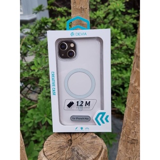 Ốp Lưng Trong Hỗ Trợ Sạc Không Dây MagSafe Iphone 14 Pro Max, 14, 14 Max, 14 Pro Chống Sốc Không Ố Vàng Hãng DEVIA