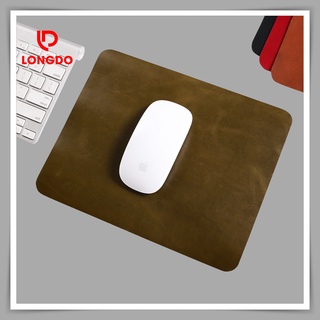 Lót chuột da thật - Bảo hành 5 năm - Hàng chính hãng thương hiệu Longdo Leather - Pullup