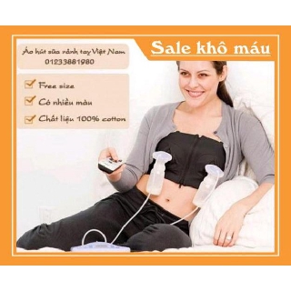 Áo hút sữa rảnh tay hàng Việt Nam chất lượng cao (kèm dây áo) -HCM
