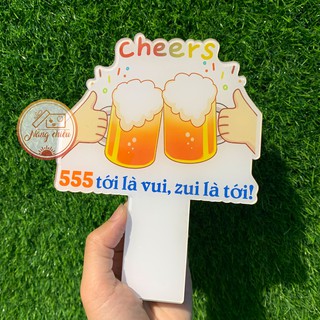 Bảng cầm tay quán bia_ bảng cầm tay quảng cáo cho cửa hàng_ bảng hiệu shop
