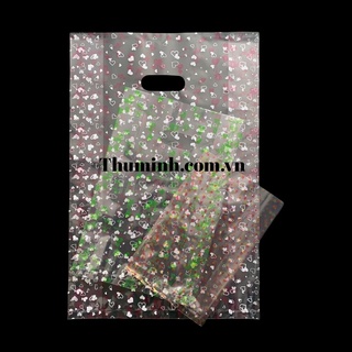 100g Túi Nilong Trong In Hình Hoạ Tiết Có Nhiều Size