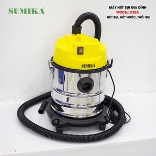 Máy hút bụi gia đình SUMIKA K20A - 3 chức năng: hút bụi, hút nước và thổi