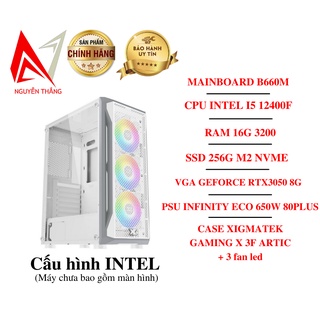 Thùng PC GAMING ADLER LAKE I5 THẾ HỆ 12 ( B660 - I5 12400F - 16G - RTX3050 )