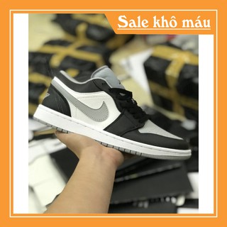 (Full Box) Giày JD Đen Xám Trắng SC