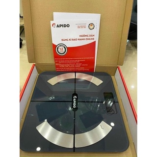 Cân điên tử RAPIDO𝗛𝗔̀𝗡𝗚 𝗟𝗢𝗔̣𝗜 𝟭Hàng bảo hành,có bluetooth.