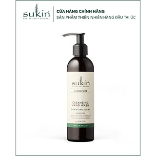 Nước Rửa Tay Diệt Khuẩn Hữu Cơ Sukin Cleansing Hand Wash 250 ml