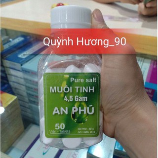 Muối Tinh Viên An Phú lọ 50 viên tiện dụng