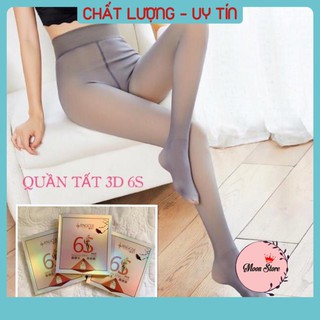 Quần tất nữ 3D 6S màu đen, ghi khói, nâu cafe đánh lừa thị giác hàng chuẩn 3 team QT01