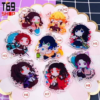 Móc khóa mica anime Kimetsu no Yaiba - Mẫu 12