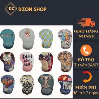 Lót Chuột - Bàn Di chuột Có Đệm Tay Chống Mỏi Chất Liệu Silicon Siêu Mềm - Hàng nhập khẩu ( Mẫu Mã Đa Dạng )