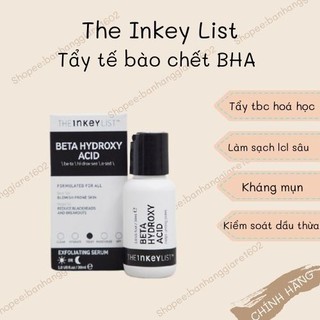 Tinh chất tẩy da chết BHA The INKEY List Beta Hydroxy Acid Exfoliant 30ml (Bill Mỹ)