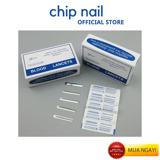 Hộp 200 Chiếc Kim Nặn Mụn Chính Hãng Blood Lancets [sẵn hàng]