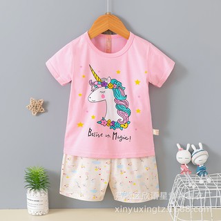 [15-24kg]Đồ bộ cotton thun lạnh cho bé gái size nhỡ – Quần áo xuất hàn trẻ em - Bảng màu cotton lạnh