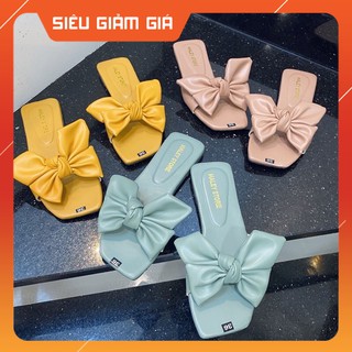 [ HOT TENT2021 ] HÌNH THẬT- FREE SHIP 50k - Dép nơ xinh mềm êm