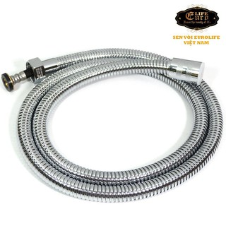 Dây sen, dây xịt vệ sinh Inox chịu áp lực cao 120cm Eurolife EL-DX120 (Trắng bạc)