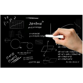 Decal dán tường bảng viết màu đen có keo sẵn EB189 (Kích thước : 45x200cm)