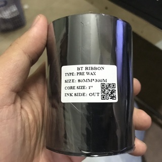 Ribbon in tem nhãn mã vạch in chuyển nhiệt Super WAX(80mmx300met)