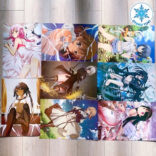 [8 Tờ] Poster Khổ A3 Anime Nhiều Nhân Vật Nữ (Loại 1)