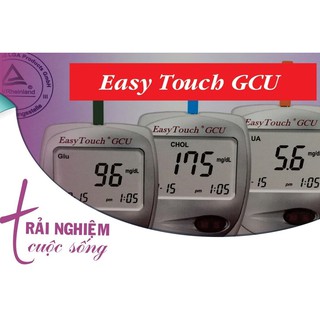 Máy đo 3 in 1 đường huyết,mỡ máu,gout Easy Touch GCU ET322