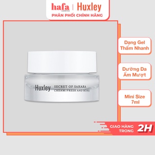 [Mini Size 7ml] Kem dưỡng da ẩm mượt dạng gel Huxley Cream Fresh and More 7ml