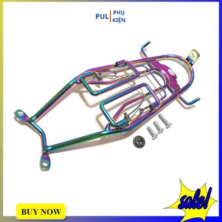 Baga Winner X mẫu thon dày 10ly gắn giữa có móc treo đồ và phần mở rộng gắn giữa chắc chắn dễ dàng lắp đặt
