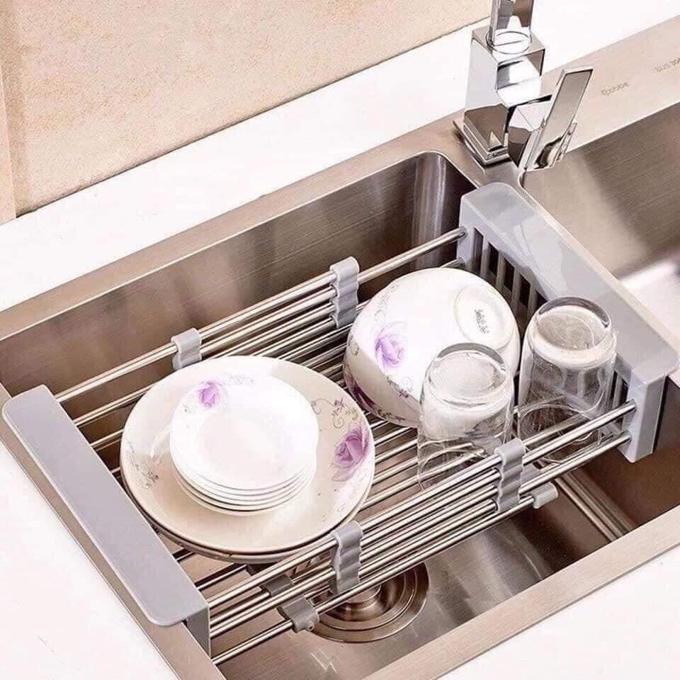 RỔ INOX GẤP GỌN