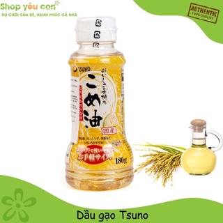 Dầu Gạo Tsuno Nhật Bản Cho Bé Ăn Dặm 180g