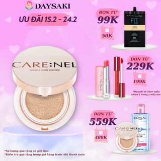 CARE:NEL Phấn Nước Che Khuyết Điểm Miracle Snow Cushion SPF50+/PA++++ #21 14g
