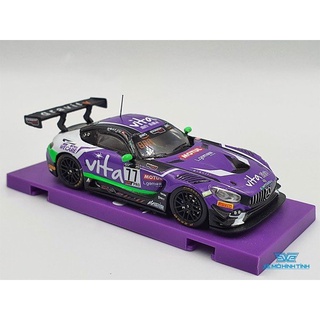Xe Mô Hình Mercedes-AMG GT3 Tỉ lệ 1:64 Hãng sản xuất Tarmac Works( Tím )
