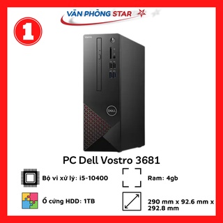 PC Dell Vostro 3681 (70226495)/ Intel Core i510400 (2.90GHz, 12MB)/ Ram 4GB/ HDD 1TB