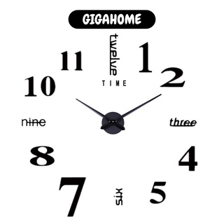 Đồng Hồ Dán Tường 3D GIGAHOME Tráng Gương Phong Cách Châu Âu Độc Đáo Loại Lớn 8805