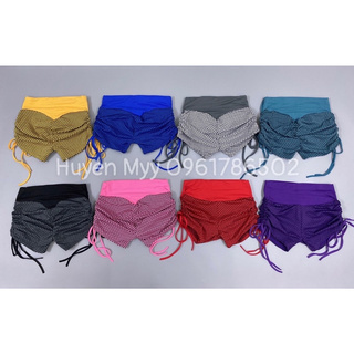 QUẦN ĐÙI RÚT CẠP NGANG THUN DỆT CỰC ĐẸP