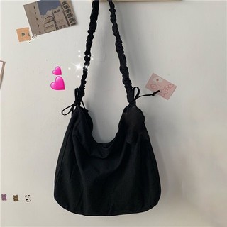 Túi vải đeo chéo quai nhún cực xinh