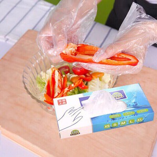 Hộp 100 găng tay dùng 1 lần NK Nhật Bản (13*28cm)