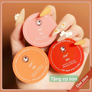 Son lì Zuk Misty Lipstick Mashed Potato dạng hộp hàng nội địa Trung