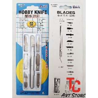 Dao HOBBY KNIFE - Dao Mổ Vật Liệu Mô Hình - Dao Tỉa Thủ Công 6 Lưỡi Dao