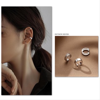 Bông tai bạc nữ Duyson, Khuyên tai bạc 925 kẹp vành Earcuff